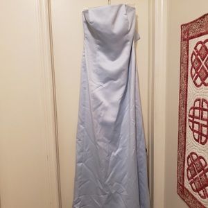 Size 6 strapless Ann Taylor satin dress